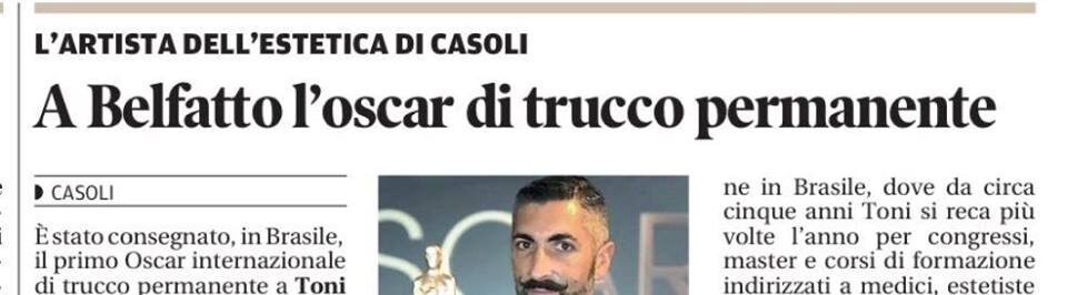 Il Centro: permanent makeup Oscar for Belfatto